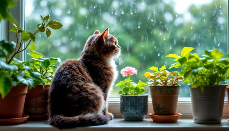 Chat en automne : les 10 dangers à connaître (températures, humidité, toxiques, parasites)