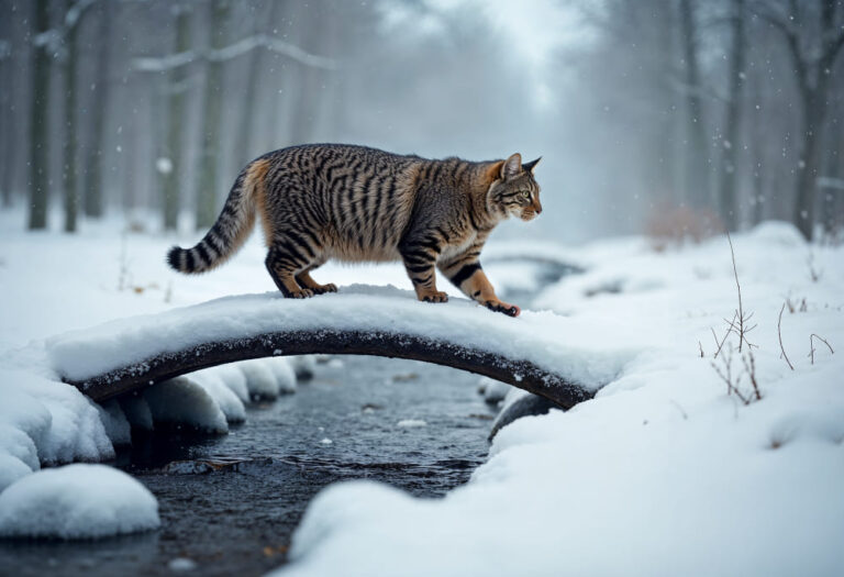 Chat et froid : jusqu’à quelle température un chat peut-il supporter l’hiver ?