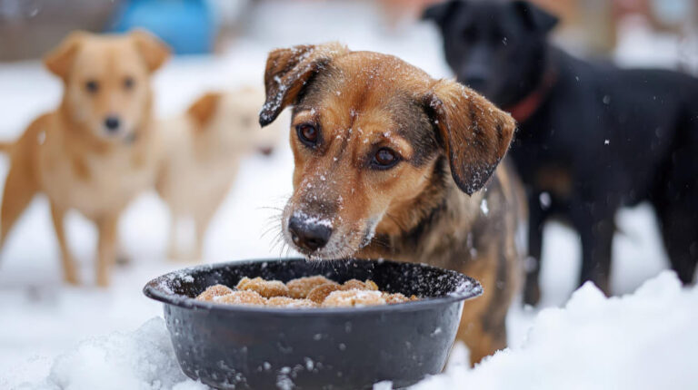 Alimentation du chien en hiver : faut-il plus de calories ? Conseils vétérinaires